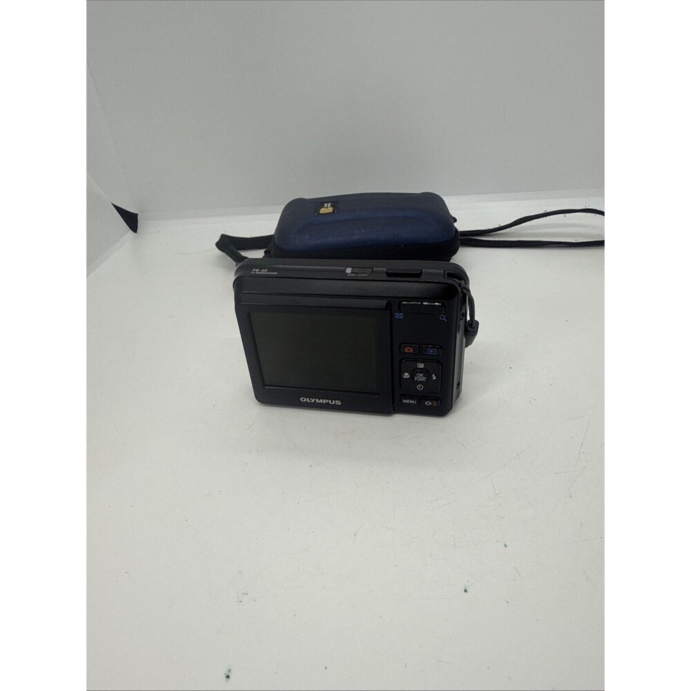 Olympus FE-25 10MP Digital Camera Black with Olympus 4GB Memory Card &Case Works - Picture 3 of 9
